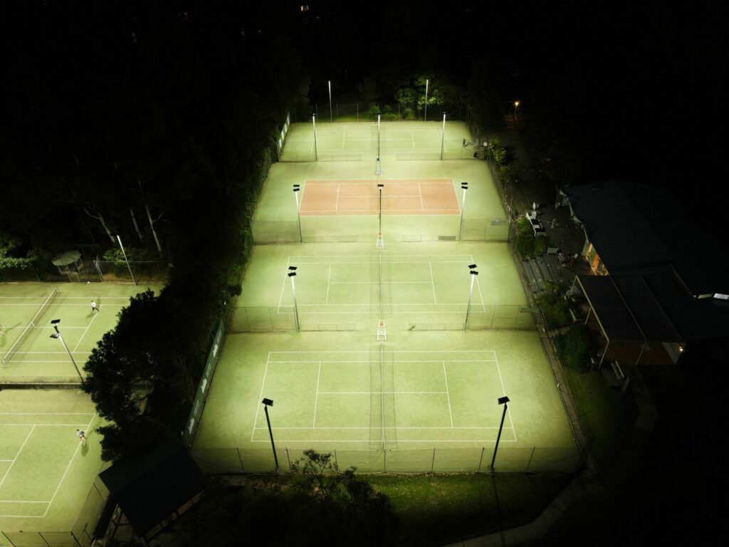 led tennis court lighting