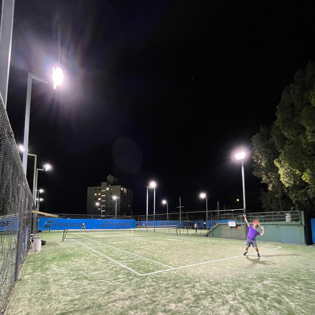 Tennis court lighting manly