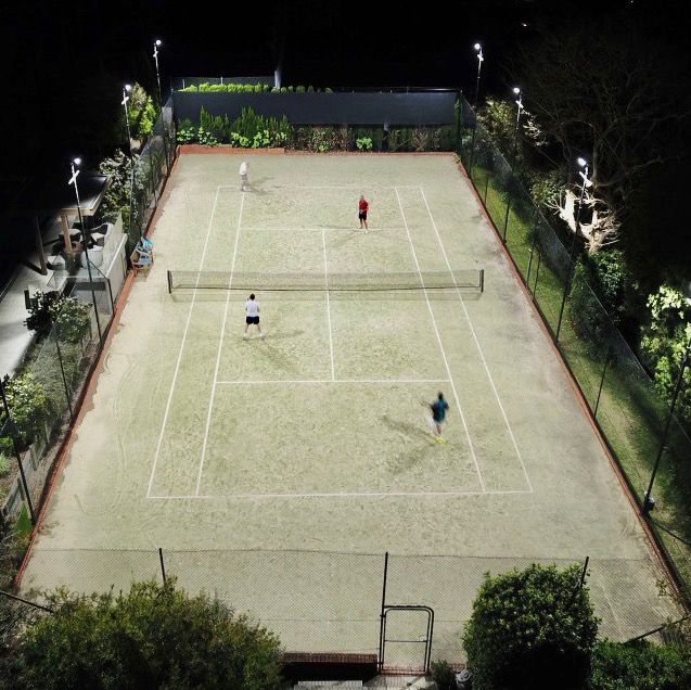 tennis court lighting dee why